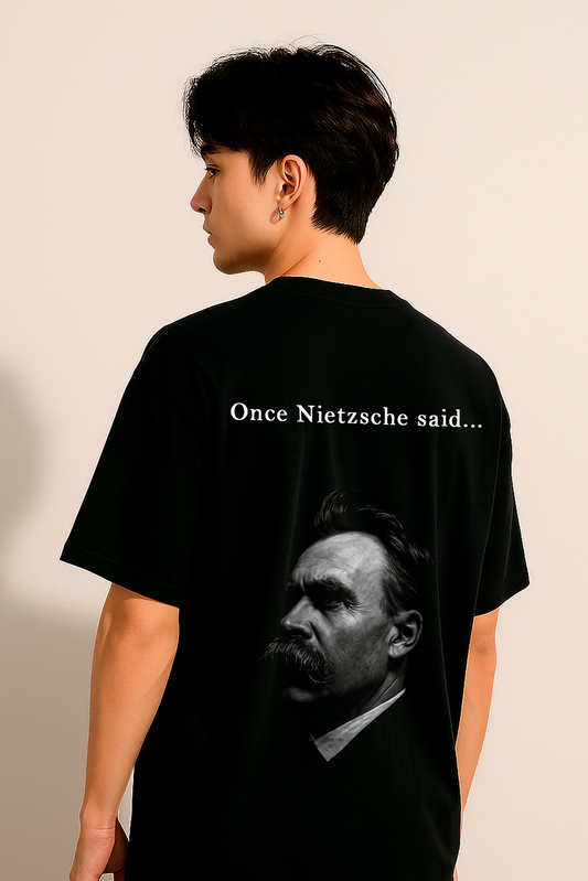 Nietzsche Quote T-Shirt – Once They Said Collection
