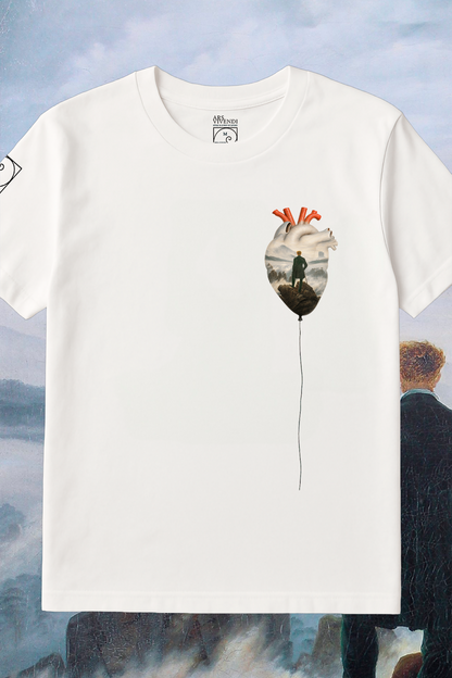 Heart above the sea of fog - Inspired by Caspar David Friedrich