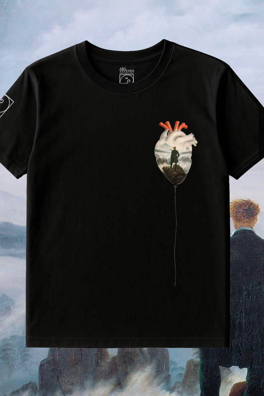 Heart above the sea of fog - Inspired by Caspar David Friedrich