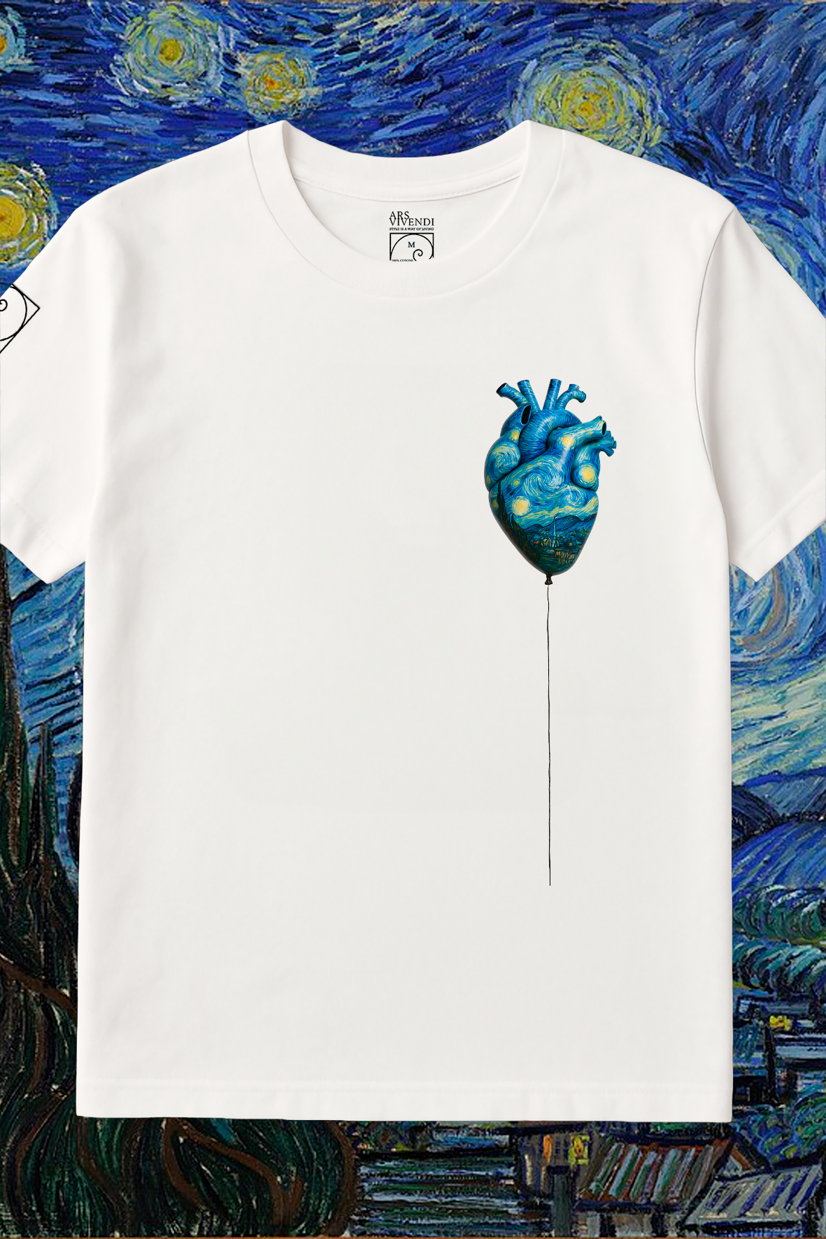 Starry Heart – Inspired by Van Gogh